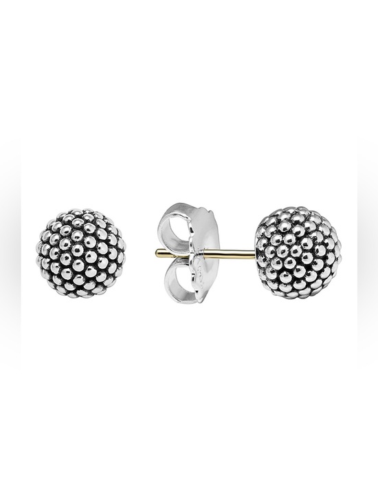 LAGOS Jewelry - Lagos Caviar Sterling Silver 14K Posts Stud Earrings